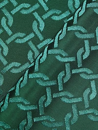 Colter Geometric Print Satin Wide-Leg Pants