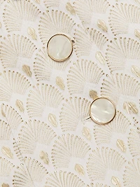 Lois Metallic Jacquard Vest