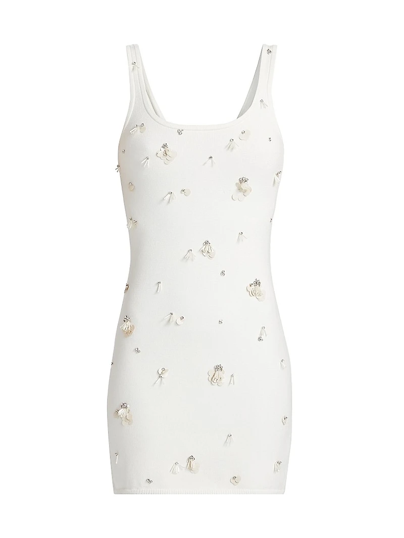 Rue Embellished Knit Minidress