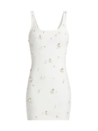 Rue Embellished Knit Minidress