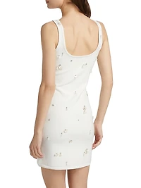 Rue Embellished Knit Minidress