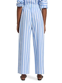 Arden Striped Cotton Pants