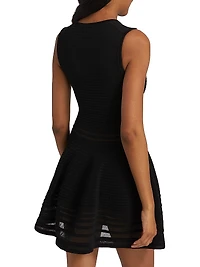 Lottie Sleeveless Fit & Flare Minidress