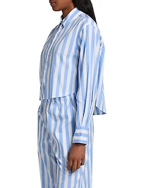 Renata Striped Cropped Shirt