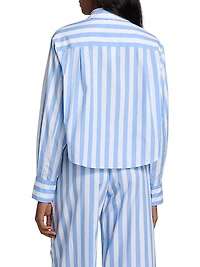 Renata Striped Cropped Shirt