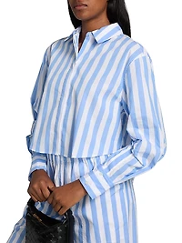 Renata Striped Cropped Shirt