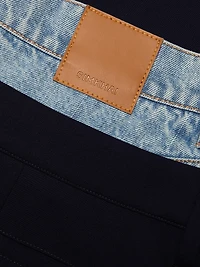 Ophelia Double-Waistband Combo Pants