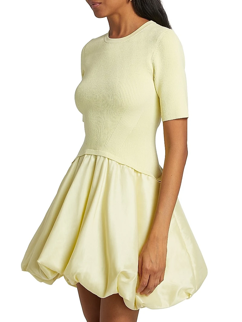 Kenny Bubble-Hem Minidress