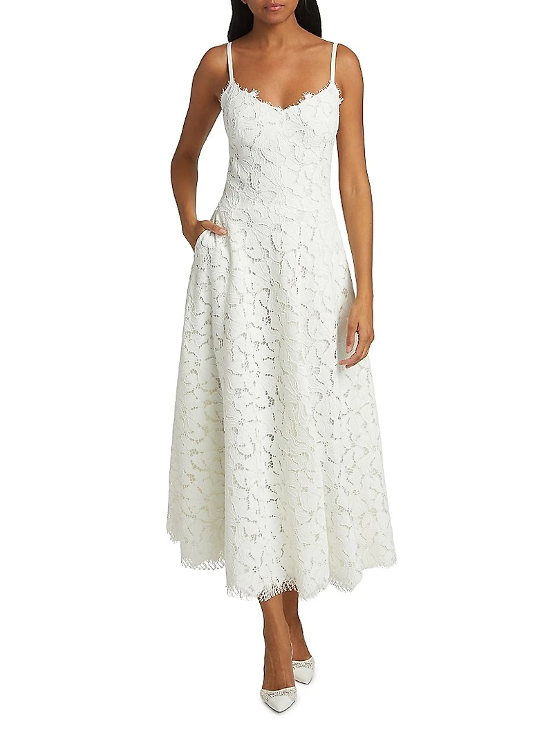 Julia Floral Lace Maxi Dress