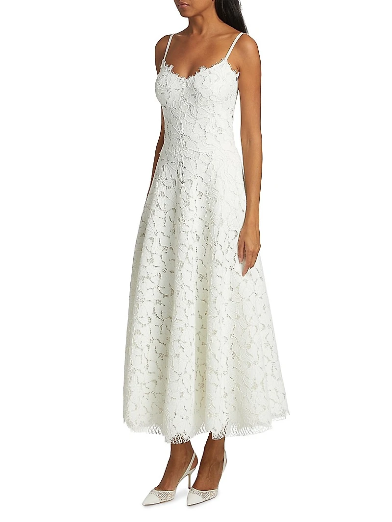 Julia Floral Lace Maxi Dress
