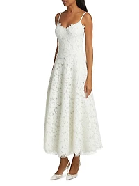 Julia Floral Lace Maxi Dress