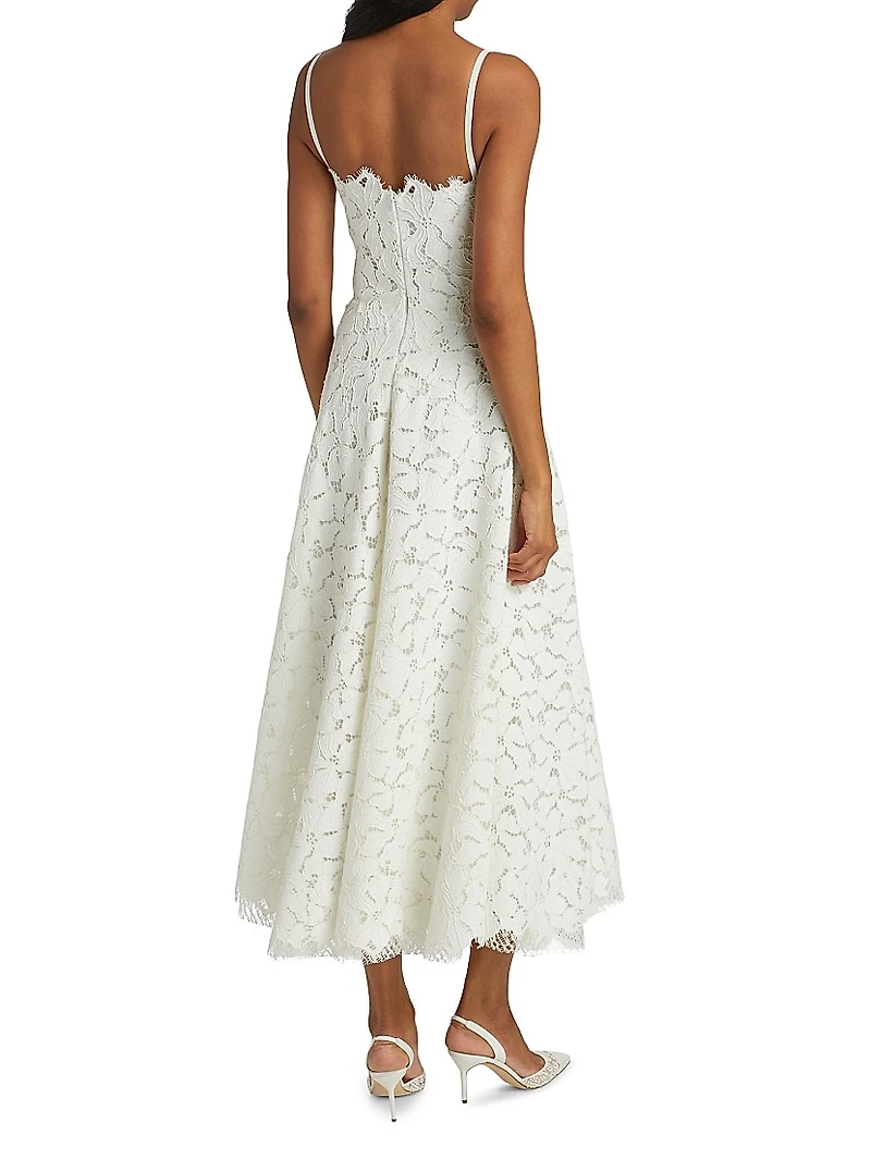 Julia Floral Lace Maxi Dress