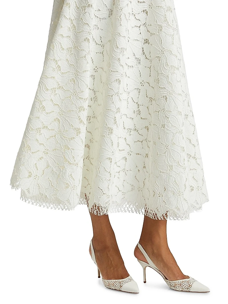 Julia Floral Lace Maxi Dress
