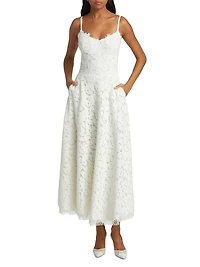 Julia Floral Lace Maxi Dress