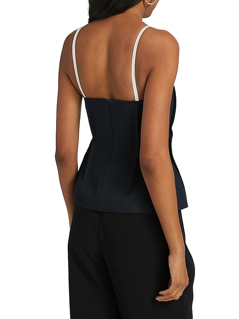 Charlee Two-Tone Bustier Top