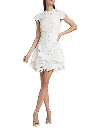 Holloway Cut-Out Lace Minidress