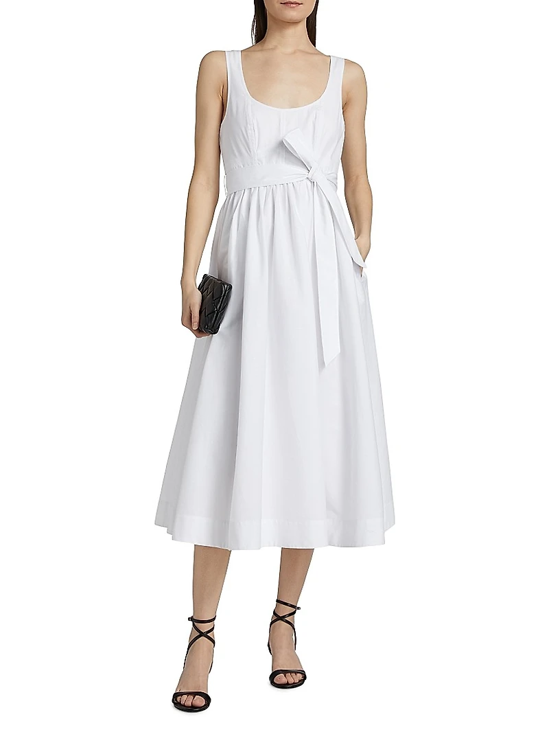 Kilah Sleeveless A-Line Midi-Dress