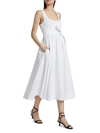 Kilah Sleeveless A-Line Midi-Dress