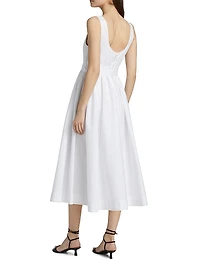 Kilah Sleeveless A-Line Midi-Dress