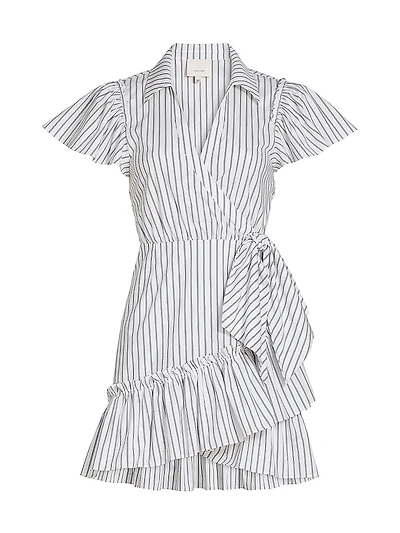 Lila Striped Tie-Waist Minidress