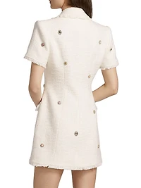 Joel Embellished Tweed Minidress