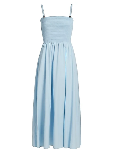Hallie Cotton Poplin Sleeveless Minidress