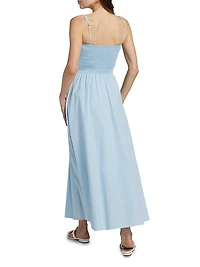 Hallie Cotton Poplin Sleeveless Minidress