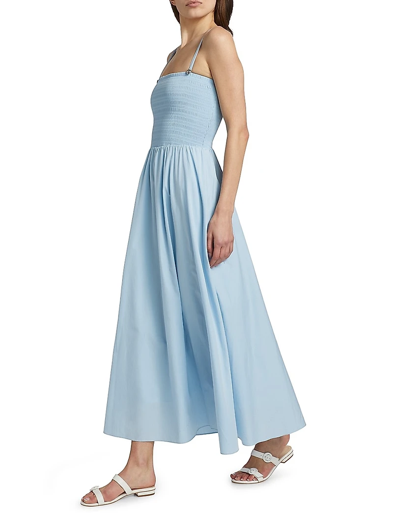 Hallie Cotton Poplin Sleeveless Minidress