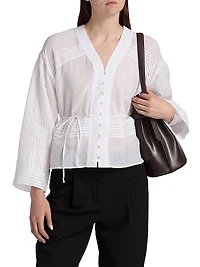 Viviana Pintuck Shirt