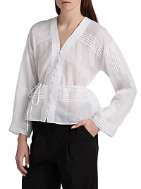 Viviana Pintuck Shirt