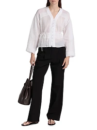 Viviana Pintuck Shirt