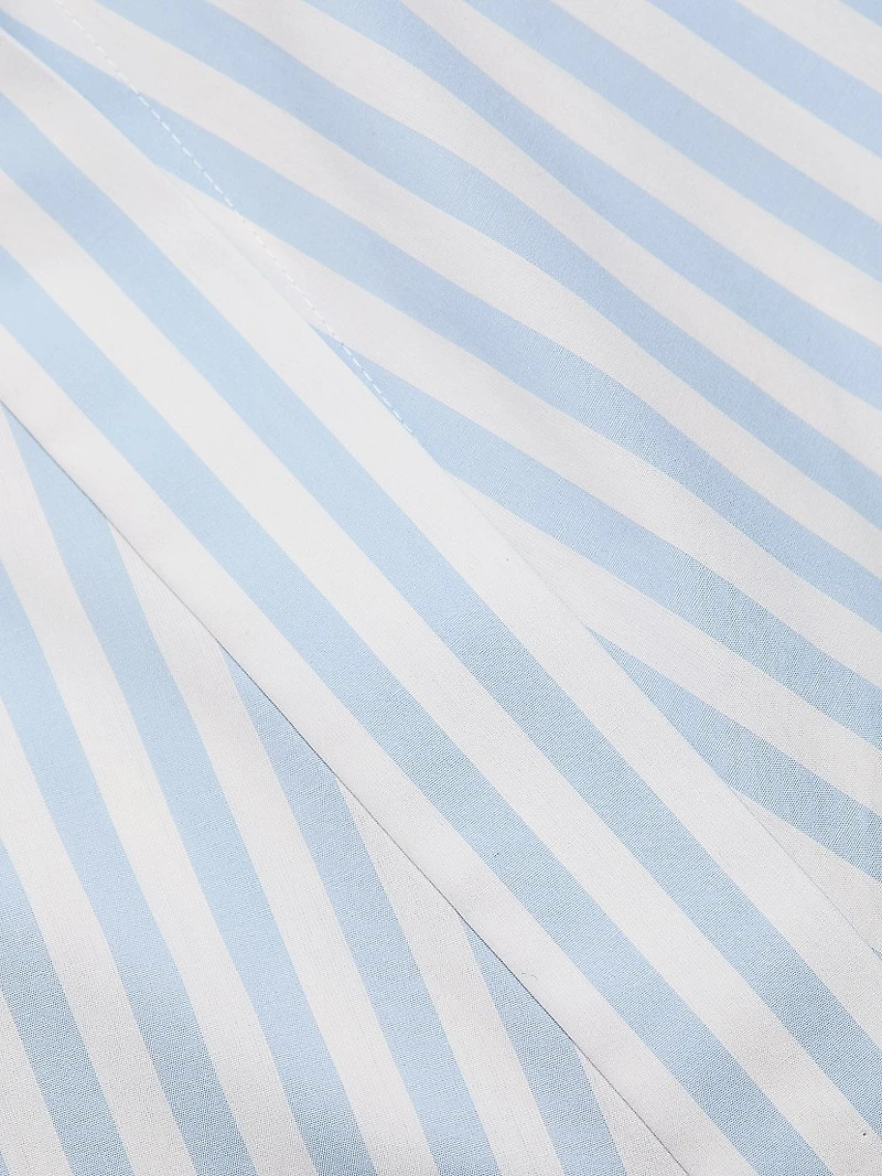 Martha Striped Cotton Poplin Boxy Shirt