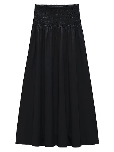 Blythe Poplin Maxi Skirt