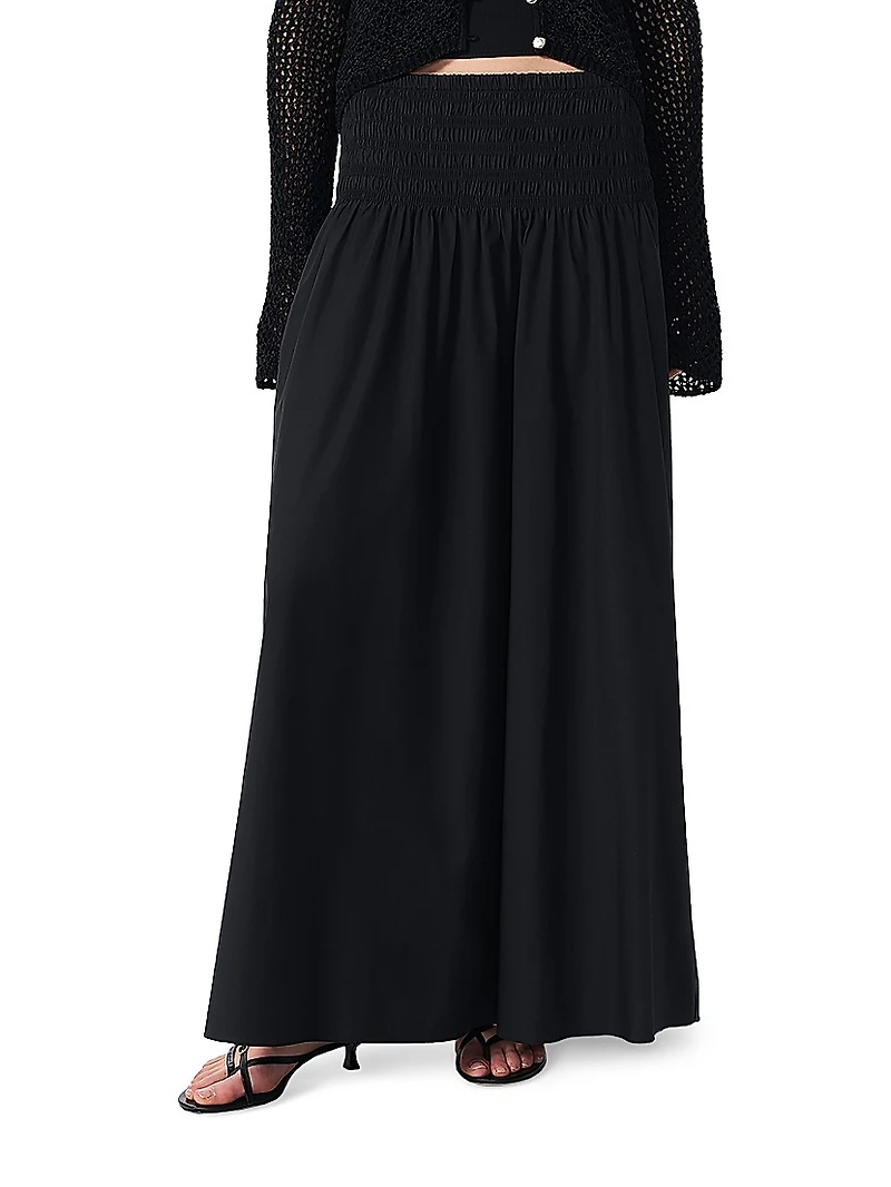 Blythe Poplin Maxi Skirt