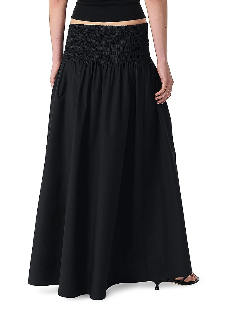 Blythe Poplin Maxi Skirt