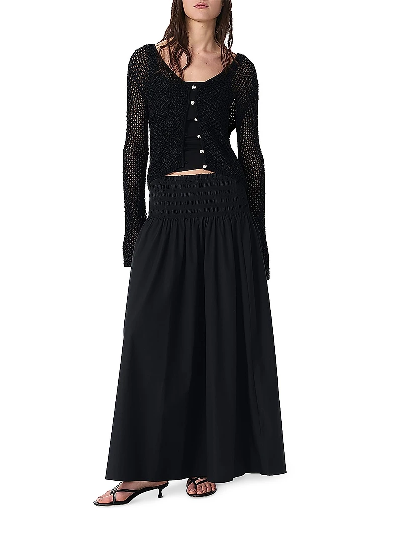 Blythe Poplin Maxi Skirt