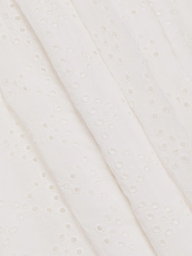 Ines Schiffli Eyelet Embroidered Dress