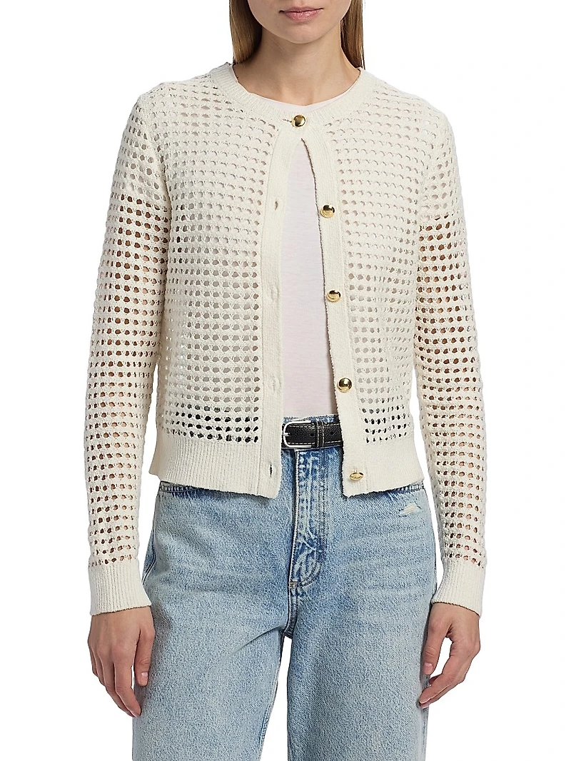 Ezra Open Knit Cardigan