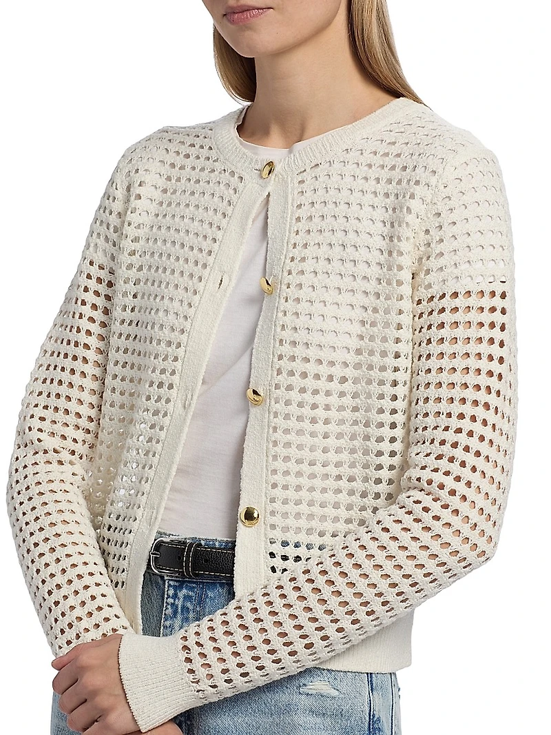 Ezra Open Knit Cardigan
