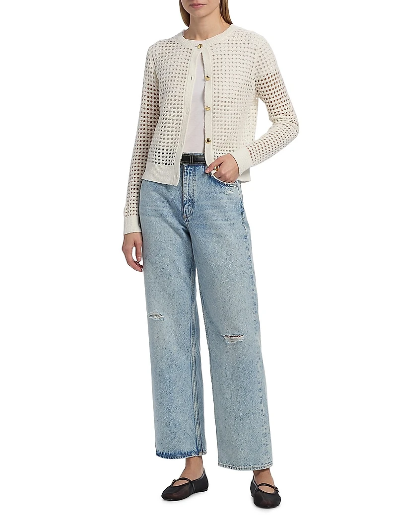 Ezra Open Knit Cardigan