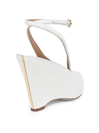 Arcadia 95MM Leather Peep-Toe Pumps