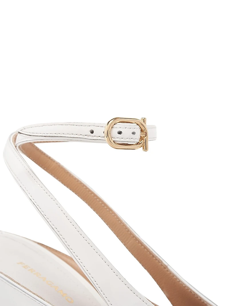 Arcadia 95MM Leather Peep-Toe Pumps