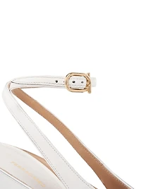 Arcadia 95MM Leather Peep-Toe Pumps