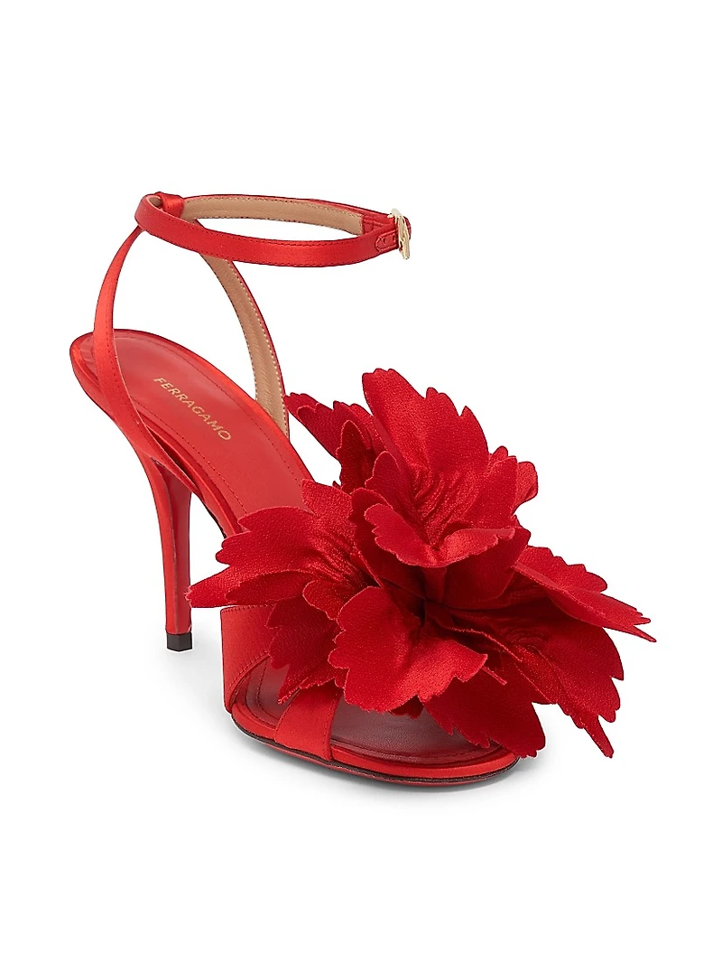 Ghilly 95MM Floral Sandals