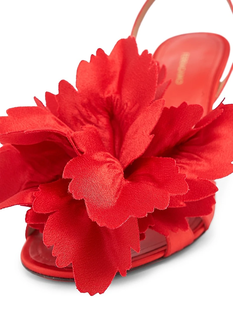 Ghilly 95MM Floral Sandals