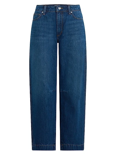 The Wilder High-Rise Relaxed Barrel Jeans