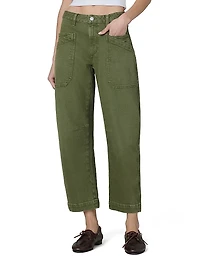 The Double-Pocket Mid-Rise Barrel Jeans