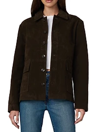 Faux-Suede Chore Coat