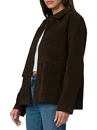Faux-Suede Chore Coat