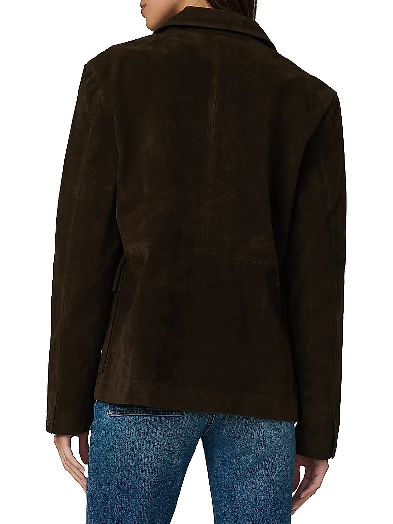 Faux-Suede Chore Coat